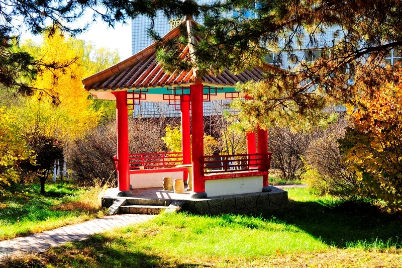 齐齐哈尔大学校园风景
