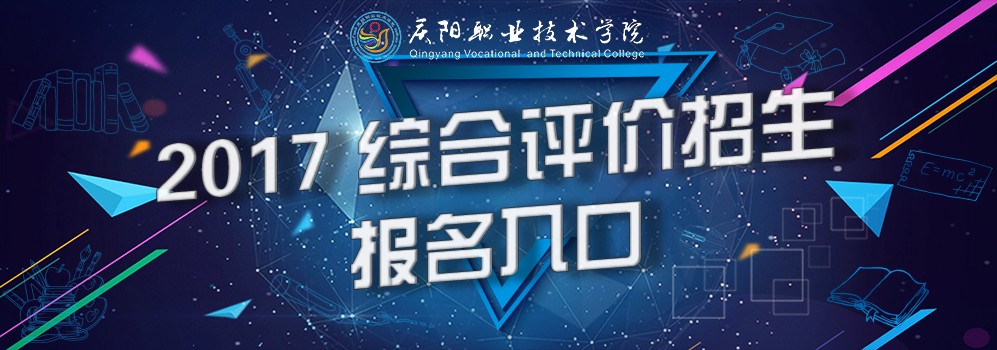庆阳职业技术学院综合评价招生报名入口 - 系统