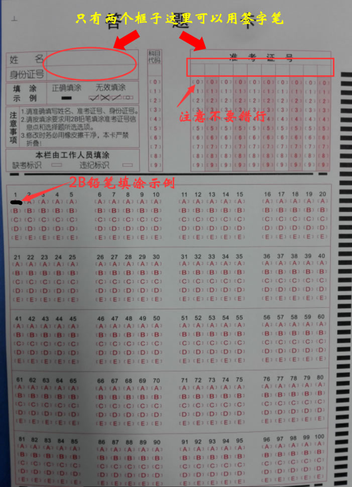 安徽医科大学关于2017年专升本考试地点和答题卡填涂的说明