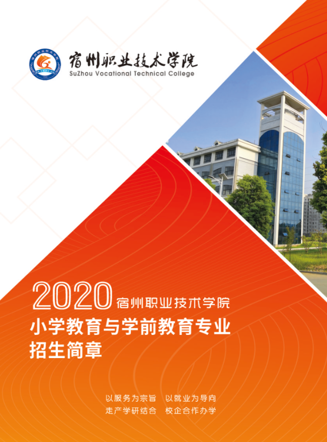 宿州职业技术学院2020年普通高考招生简章(面向省外)